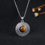 Pendentif en Œil de Tigre - Confiance en Soi & Protection