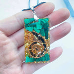 Pendentif Orgonite de Protection contre les Ondes Électromagnétiques