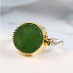 Bague Ouvrable en Jade - Pouvoir d'Attraction