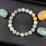 Bracelet en Amazonite Multicolore - Apaisement