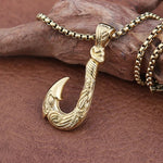 Talisman Maori 'Hei Matau' - Attraction de l'Abondance