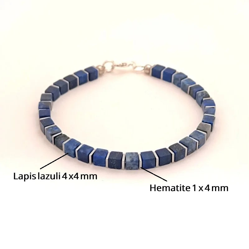 Bracelet en Lapis Lazuli - Expansion de Conscience