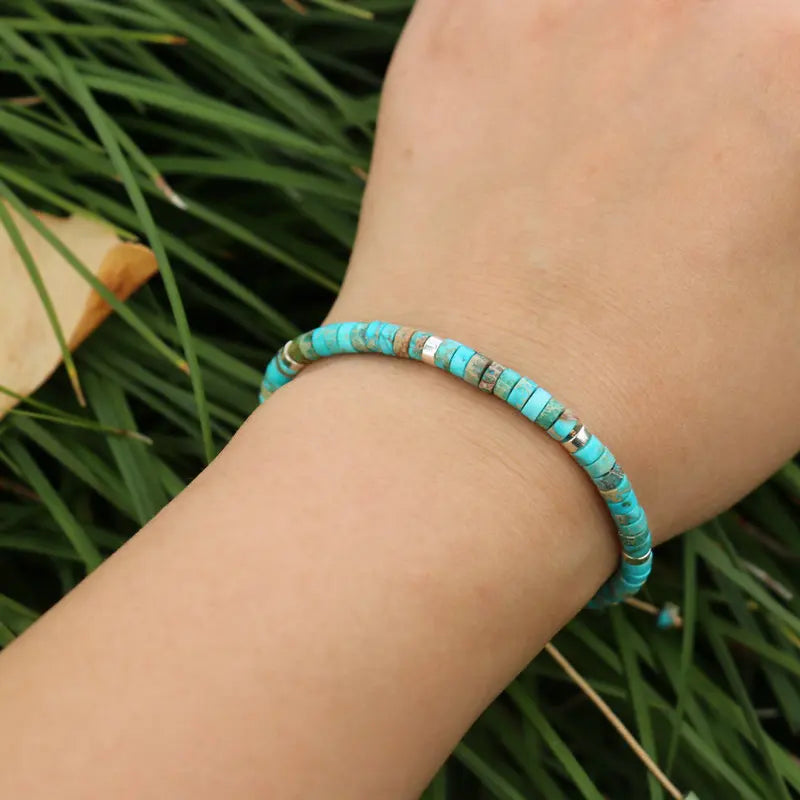 Bracelet en Jaspe Shoushan - Force Intérieure