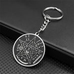 Porte-clés Tétragrammaton - 'Roi des Pentacles'