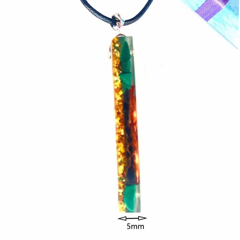 Pendentif Orgonite de Protection contre les Ondes Électromagnétiques