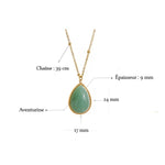 Pendentif en Aventurine - Attire Chance & Bonheur