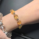 Bracelet en Citrine - Favorise les Gains d'Argent