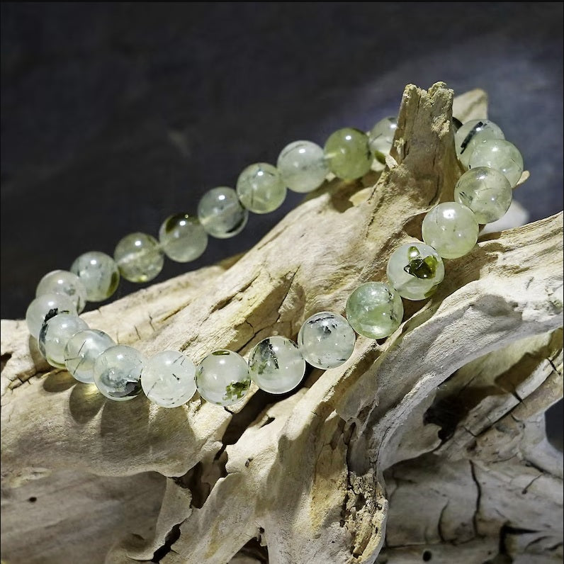 Bracelet en Préhnite - Guérison des Blessures Émotionnelles