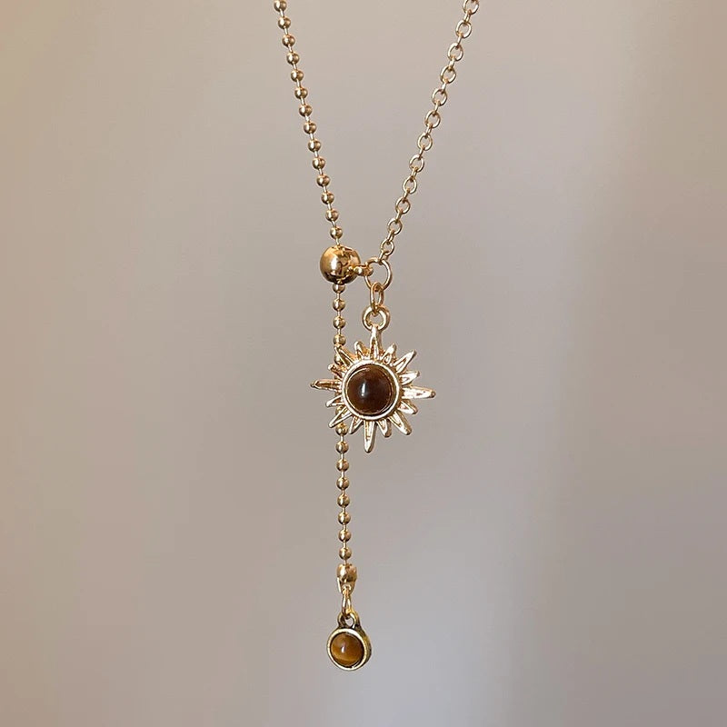 Pendentif en Œil de Tigre - Force Intérieure & Protection