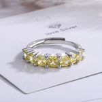 Bague en Citrine - Favorise les Gains d'Argent