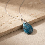 Pendentif en Apatite - Apaisement & Équilibre