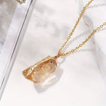 Pendentif en Citrine Brute - Attire l'Abondance