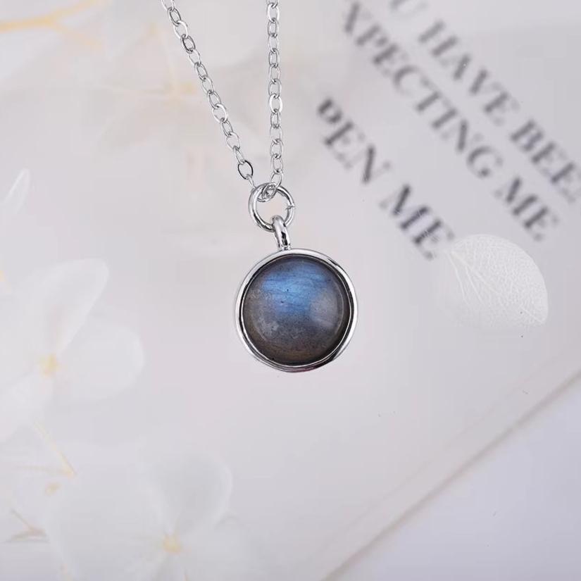 Pendentif en Labradorite - Protège les Hypersensibles