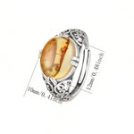 Bague en Ambre - Vitalité & Force Intérieure