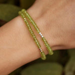 Bracelet en Péridot - Protection & Abondance