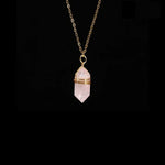 Pendentif en Quartz Rose - Harmonie des Sentiments