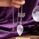 Pendule en Cristal de Roche - Purification & Régénération