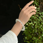 Bracelet en Cristal de l'Himalaya - Purifie les Mémoires Négatives