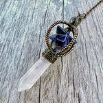Pendule 'Merkaba' en Lapis Lazuli - Intuition & Clairvoyance