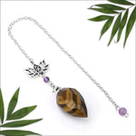 Pendule de Protection en Œil de Tigre