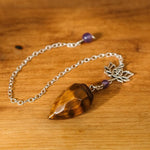 Pendule de Protection en Œil de Tigre