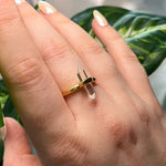 Bague 'Diamant d'Herkimer' - Purification Totale