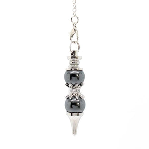 Pendule en Hématite - Thérapie Énergétique Intégrale