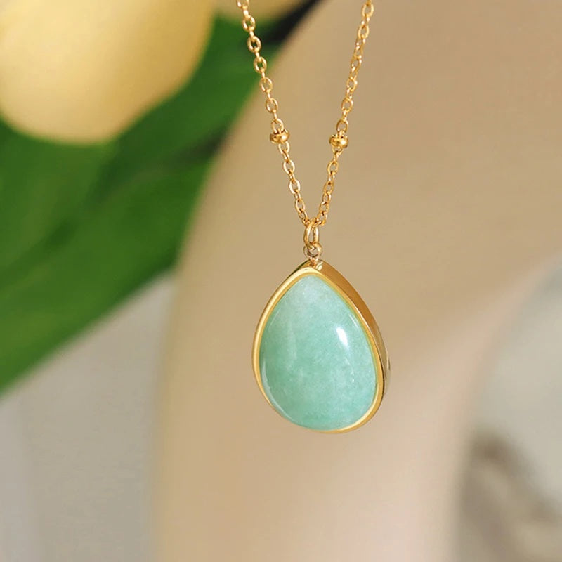 Pendentif en Aventurine - Attire Chance & Bonheur