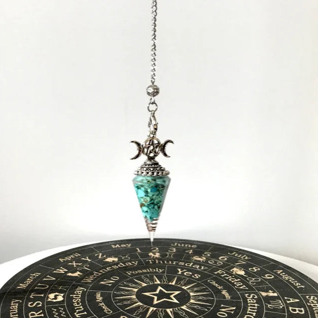 Pendule-Orgonite en Turquoise - Voyance & Guérison