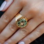 Bague en Turquoise Africaine - Guérison Karmique