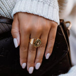 Bague en Turquoise Africaine - Guérison Karmique