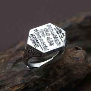 Bague 'Fulu' - Mantra Taoïste d'Abondance