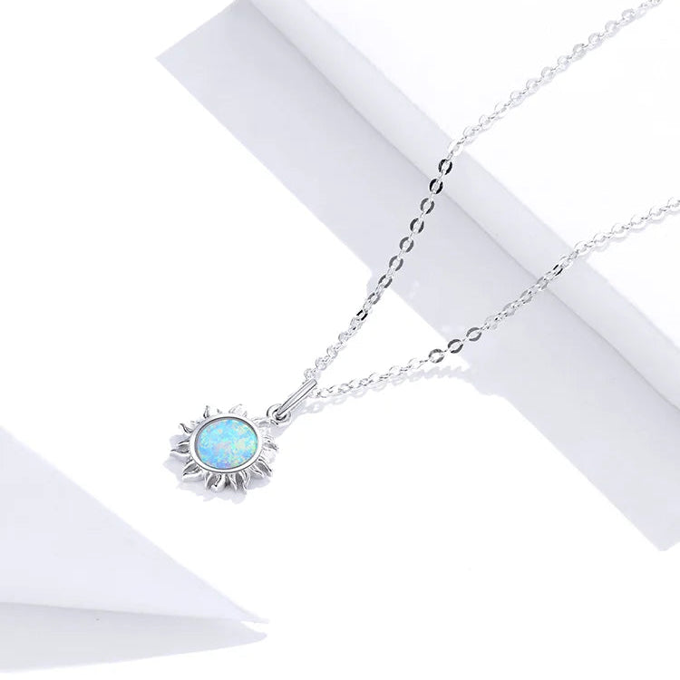 Pendentif en Opale de Feu - Purification Karmique