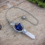 Pendule 'Merkaba' en Lapis Lazuli - Intuition & Clairvoyance