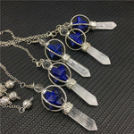 Pendule 'Merkaba' en Lapis Lazuli - Intuition & Clairvoyance
