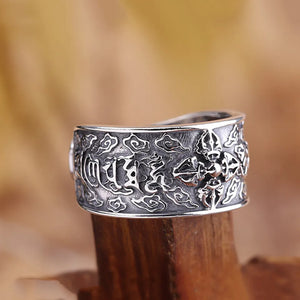 Bague Tibétaine 'Dorje Vajra' - Protection Totale