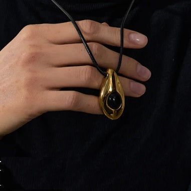 Pendentif en Shungite - Bloque les Ondes Électromagnétiques