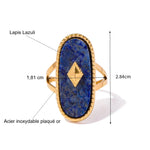 Bague 'Troisième Œil' en Lapis Lazuli