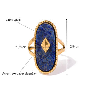 Bague 'Troisième Œil' en Lapis Lazuli