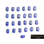 Runes Divinatoires en Lapis Lazuli - Pierres