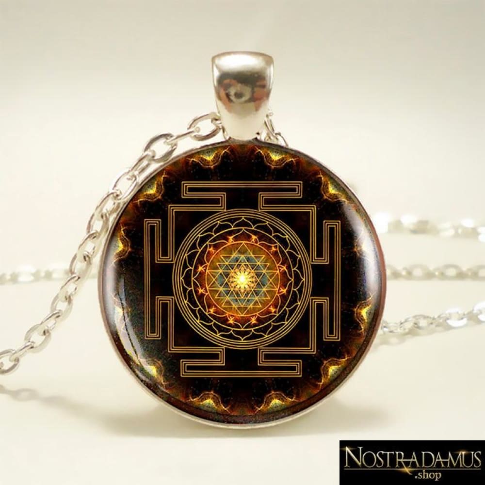 Sri Yantra Énergie Primordiale - Pendentif Colliers