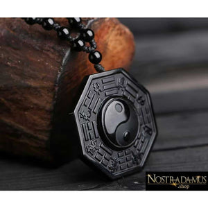 Pendentif Feng Shui en Obsidienne