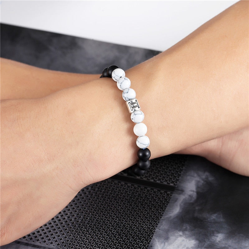 Bracelet en Pierres Naturelles - Symbole Zodiacal