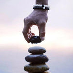 Double Bracelet 'Liens du Cœur' - Howlite & Onyx