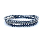 Triple Bracelet - Ancrage, Protection & Purification