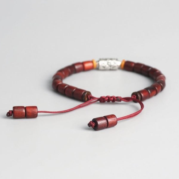 Bracelet Brésilien Tissé Main - Style Tibétain écailles De Dragon - Taille Réglable 15-25 Cm - Cadeau Symbolique Positif - 2