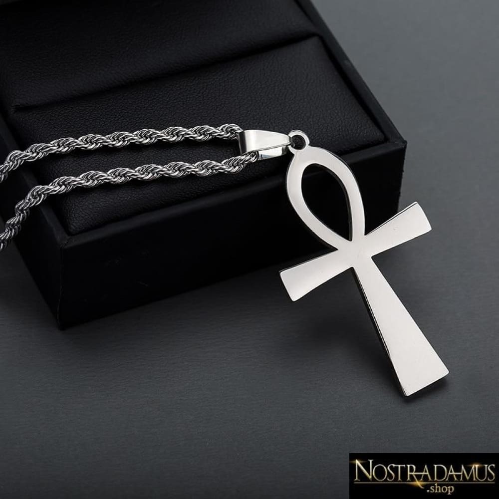 Croix dIsis Ankh en Acier Inoxydable - Pendentif Colliers