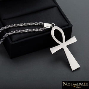 Croix dIsis Ankh en Acier Inoxydable - Pendentif Colliers