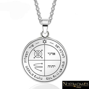 Troisième Pentacle de Jupiter - Protection contre les ennemis - Pendentif Colliers