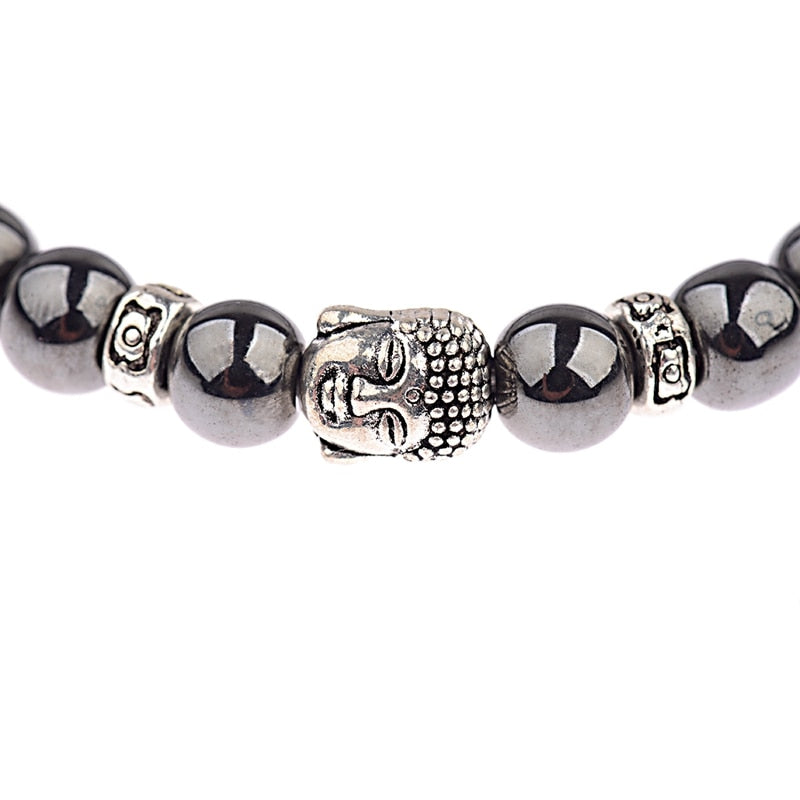 Bracelet en Hématite 'Équilibre Vibratoire'